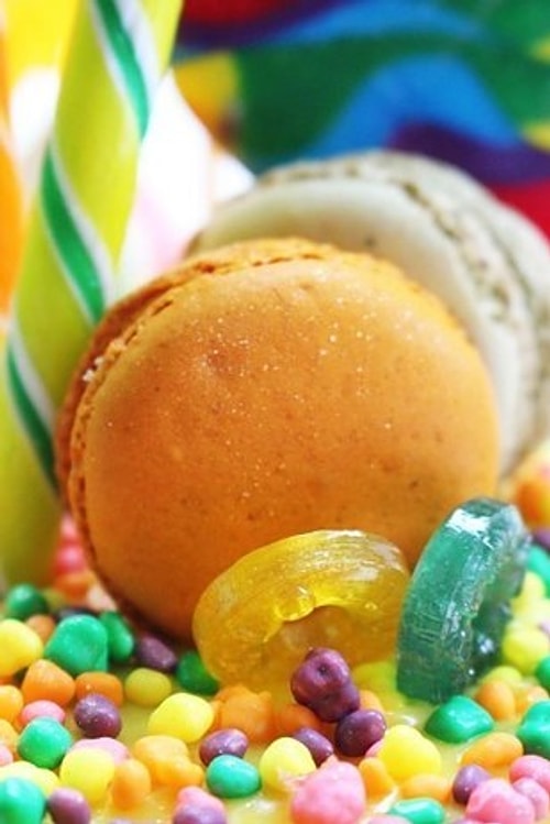 She makes music-inspired celebration cakes too, like this colourful, Beatles-inspired sponge.