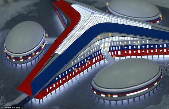 Rusya, Kutup Bölgesinde İnşa Ettiği Askeri Üssünü Tanıttı