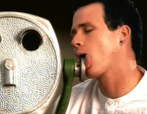 A Blink-182 member made out with these binoculars in "All the Small Things."
