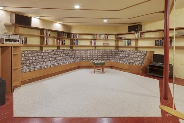 12. Полностью оборудованный подвал - настоящая редкость для домов Фрэнка Ллойда Райта.