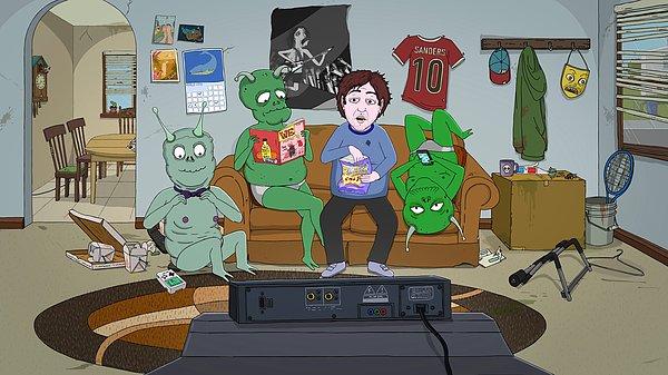10. Ünsal'ın önerdiği "Jeff & Some Aliens", Rick and Morty kafasında oldukça eğlenceli bir yapım; animasyon sevenlerin dikkatine.