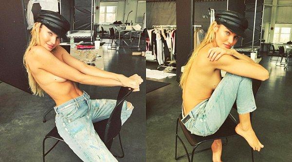 3. Güzel model Candice Swanepoel Instagram hesabından yaptığı paylaşımla takipçilerini büyüledi.