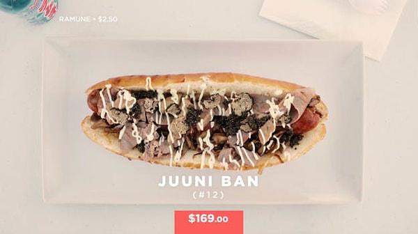 6. Dünyadaki En Pahalı Hotdog Juuni Ban — 169$