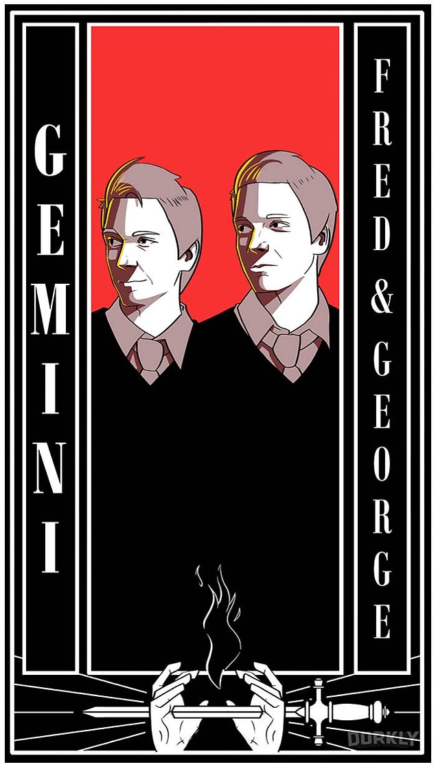 5. Gemini: Fred and George Weasley