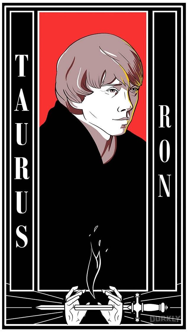 8. Taurus: Ron Weasley