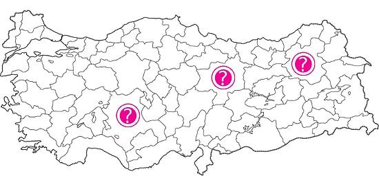 Sadece Coğrafya Dahileri Bu Türkiye Haritası Testinde 15 Doğru Yapacak!