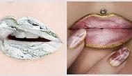 Новый тренд Instagram – мраморные губы