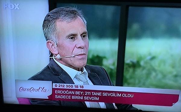 20. 211 sevgiliden biriyle evlenemeyip izdivaç programı yolu tutan Erdoğan Bey
