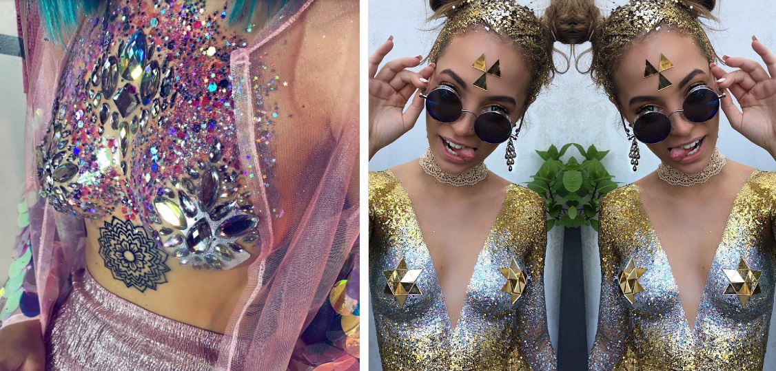 Meet The Fashion Trend Of The Year GlitterCovered Bodies! onedio.co