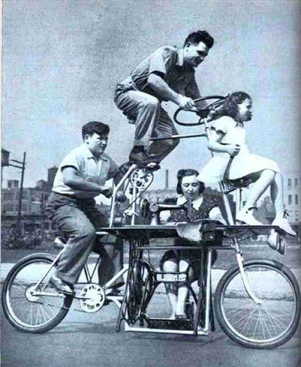 7. Dikiş Makineli Aile Bisikleti
