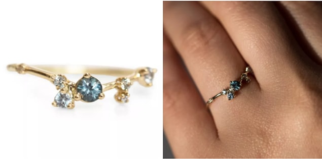 #1 This one with blue sapphire stones. 😍