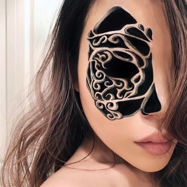 She's inspired by art, and her creativity usually kicks in at night, when everyone else is sleeping.