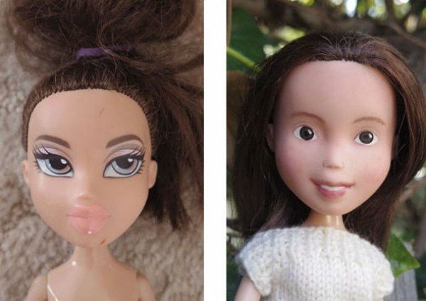 1. Соня Синг создала проект "Tree Change Dolls", в котором она придаёт куклам естественный внешний вид
