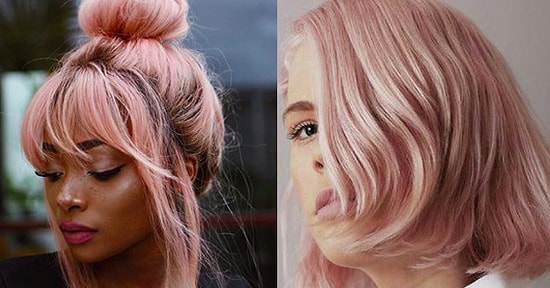 Görünce Hemen Kuaförünüzden Randevu Almanıza Sebep Olacak 18 Pembe Saç Modeli