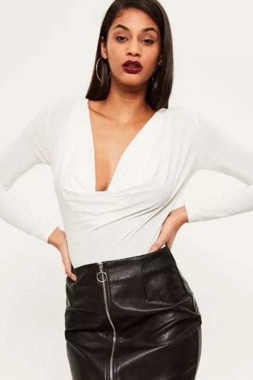 Thinking you've found a nice top but it's actually a bodysuit.