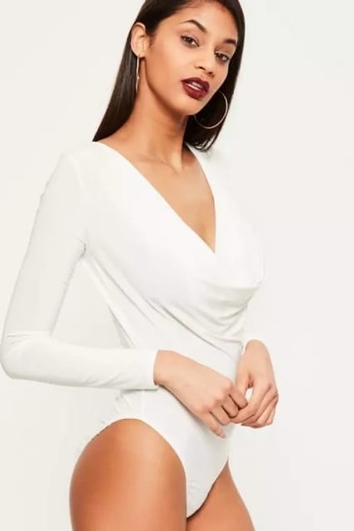 Thinking you've found a nice top but it's actually a bodysuit.