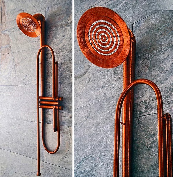 16. Душ для любителей джаза. Дизайн — Vlad Mititelu