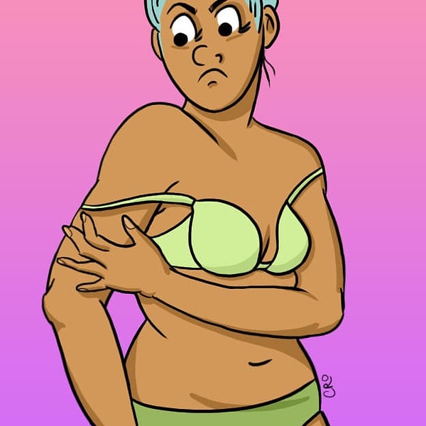 8. Бюстгальтер "Лови меня, я падаю"