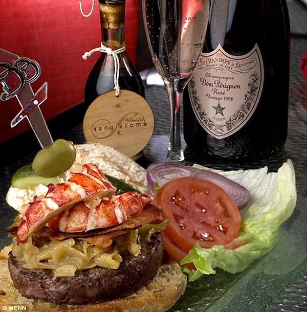 3. Kobe Beef and Maine Lobster Burger ($777)