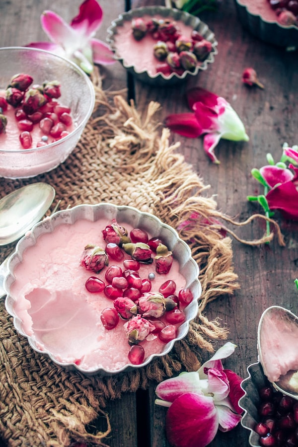 3. Розовый пудинг