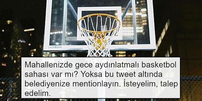 Belediyenizden Israrla İsteyiniz: Her Semte Bir Basketbol Sahası İçin Sosyal Medyadan Talep Yağdı
