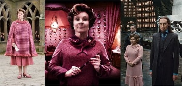 9. По мере того, как Амбридж становилась злее, ее гардероб становился розовее.