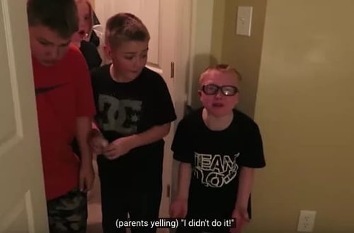 Mike Martin and his wife Heather have been accused of “abuse” because they uploaded YouTube videos “pranking” their young children.