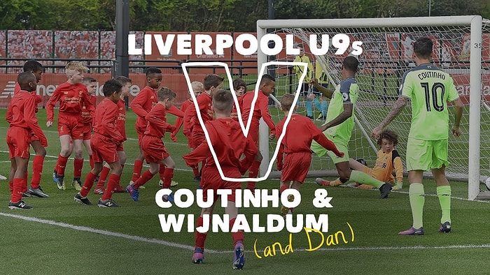 Liverpool’un Yıldızları Coutinho ve Wijnaldum, U9 Takımından 30 Futbolcuya Karşı