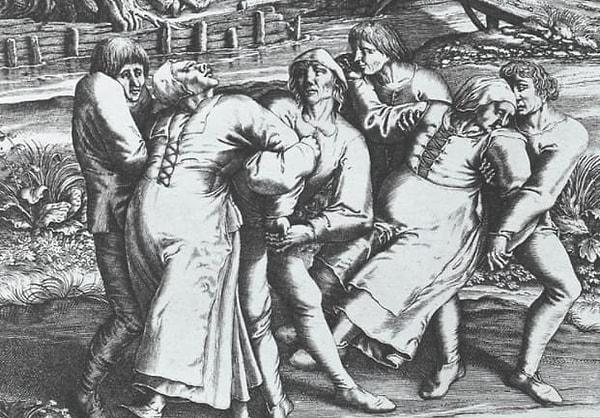 7. 1518 yılında, 400 kadar insanın sonuna kadar istemsizce dans ettiği bir dans salgını yaşandı.