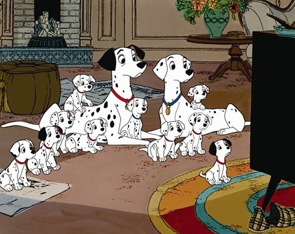 12. И последний вопрос: сколько щенков осталось у Понго и Пердиты в конце мультфильма ?