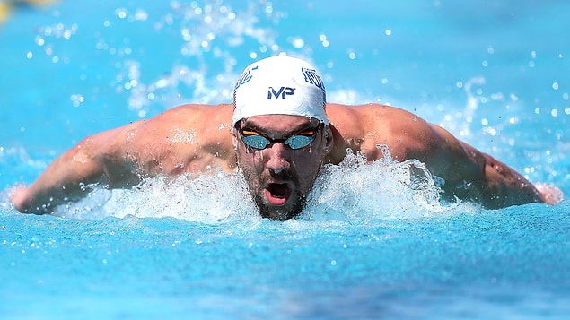 2. Michael Phelps didn't stop practicing even once for six years. Most of the professional swimmers are off on Sundays, except for Phelps.