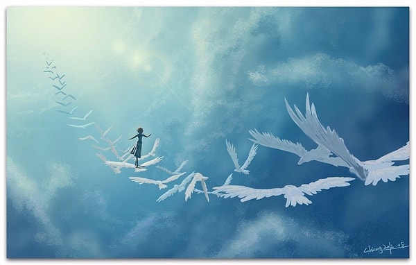 10. Мудреца спросили: "Что важнее: любить или быть любимым?".Мудрец ответил: "Что для птицы важнее левое крыло или правое?"