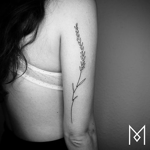 Tattoo Artist Creates Awesome Artworks Just By Using A Single Line!