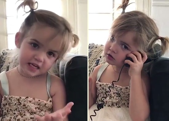 Çalışmıyor Bu! Yeni Nesil Ufaklığın Eski Tarz Telefonla İmtihanı!