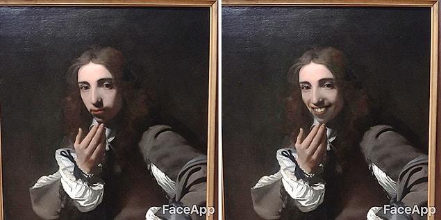 12. Now all of them are smiling thanks to these awesome edits which put a more positive spin on the classical art. 😂