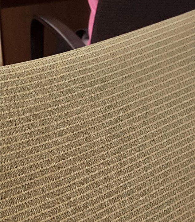 17. And this university's math lab chairs have binary on them.
