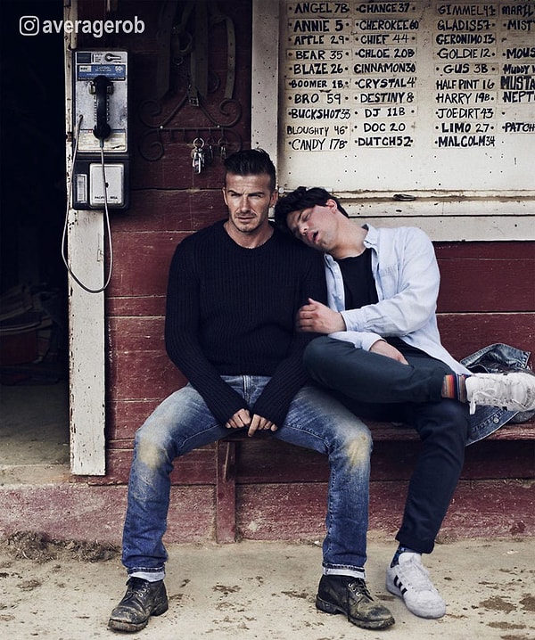 3. "Упс, по-моему Дэвиду не очень нравится, что я на него лег"