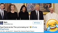 Pope Francis Looking Super Sad With The Trumps Is About To Become Your Next Favorite Meme!