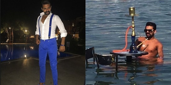 Sosyal Medyada Kısa Parliament'e Benzetilen Tarzıyla Nargile ve Bıyık İkonu: Erzin Soylu