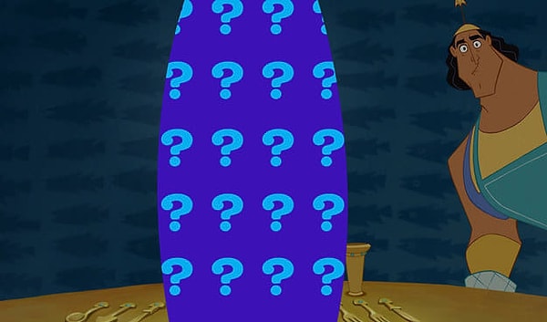 8. С кем в этом кадре стоит Кронк?