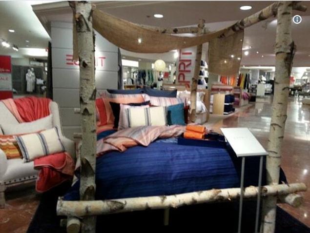 19. And when a Canadian store sold a very natural wooden bed.
