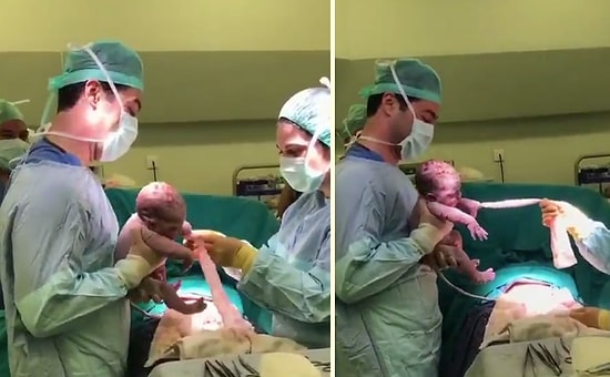 Yaa Bıraksana! Yeni Doğan Bebişin Gazlı Bezi Bırakmama İnadı