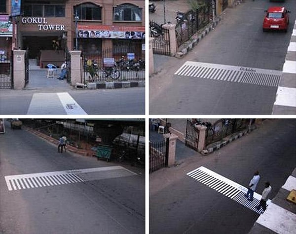 10. А этот переход ведёт к одной из парикмахерских в Индии: