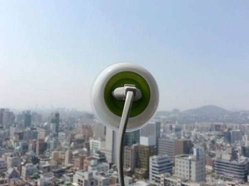 A portable, solar-powered plug socket