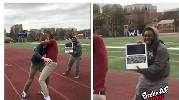 1. Когда вы пытаетесь сделать селфи с помощью своего лэптопа...