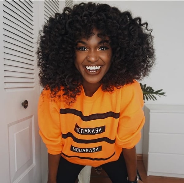 3. Кудряшки в стиле афро