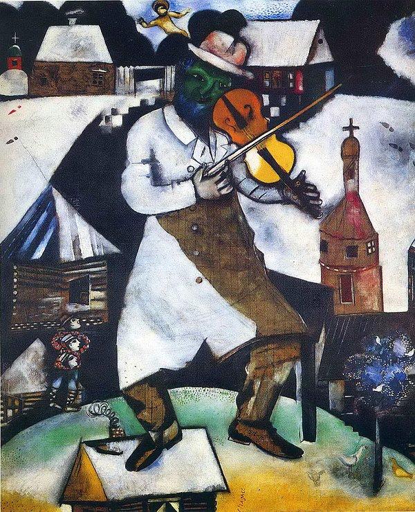 25. The Fiddler, Marc Chagall - Belarus