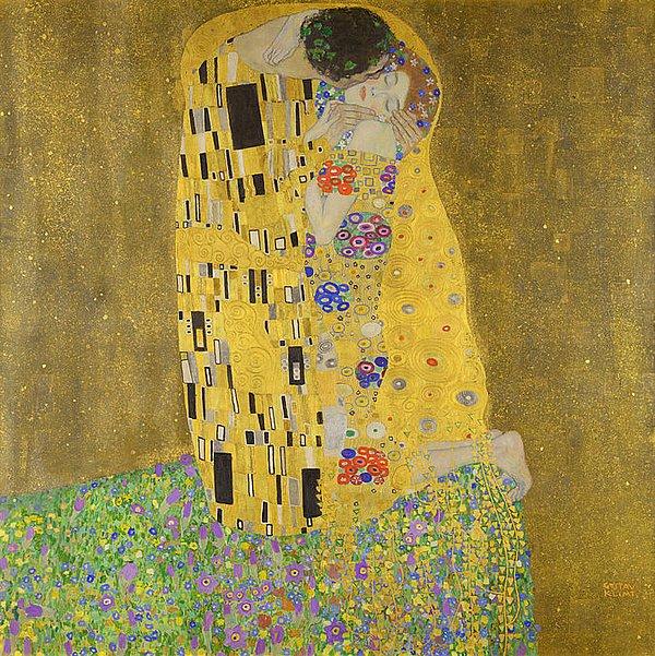 30. The Kiss, Gustav Klimt - Avusturya