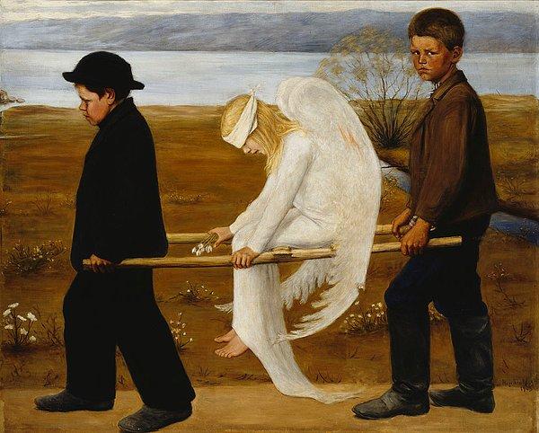 31. The Wounded Angel, Hugo Simberg - Finlandiya