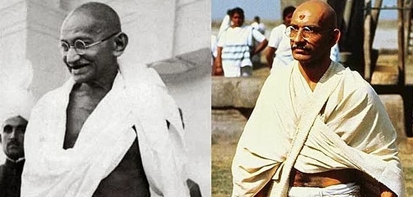 23. Махатма Ганди (Бен Кингсли в "Ганди")